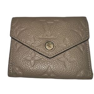 Louis Vuitton Small Beige Zoe Empreinte Wallet